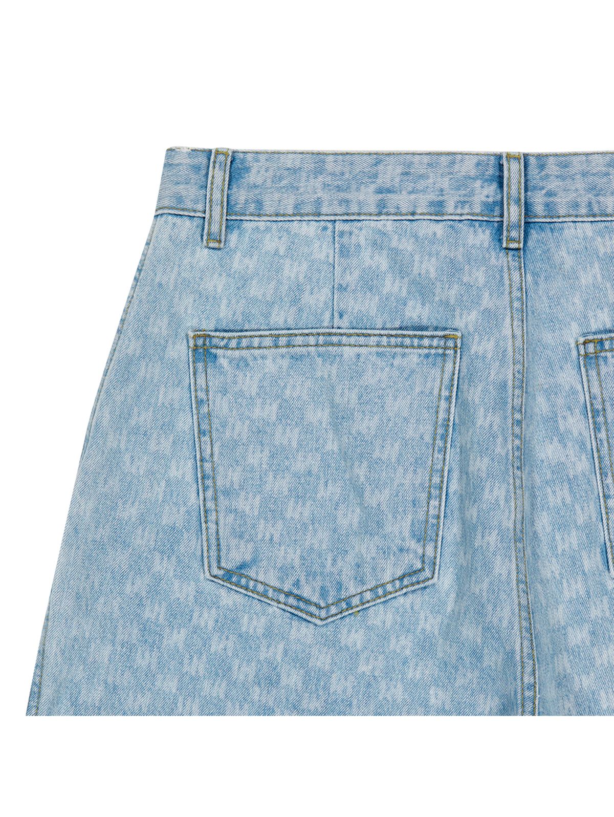 메아(MEA) LOGO ALL OVER SHORTS [BLUE]
