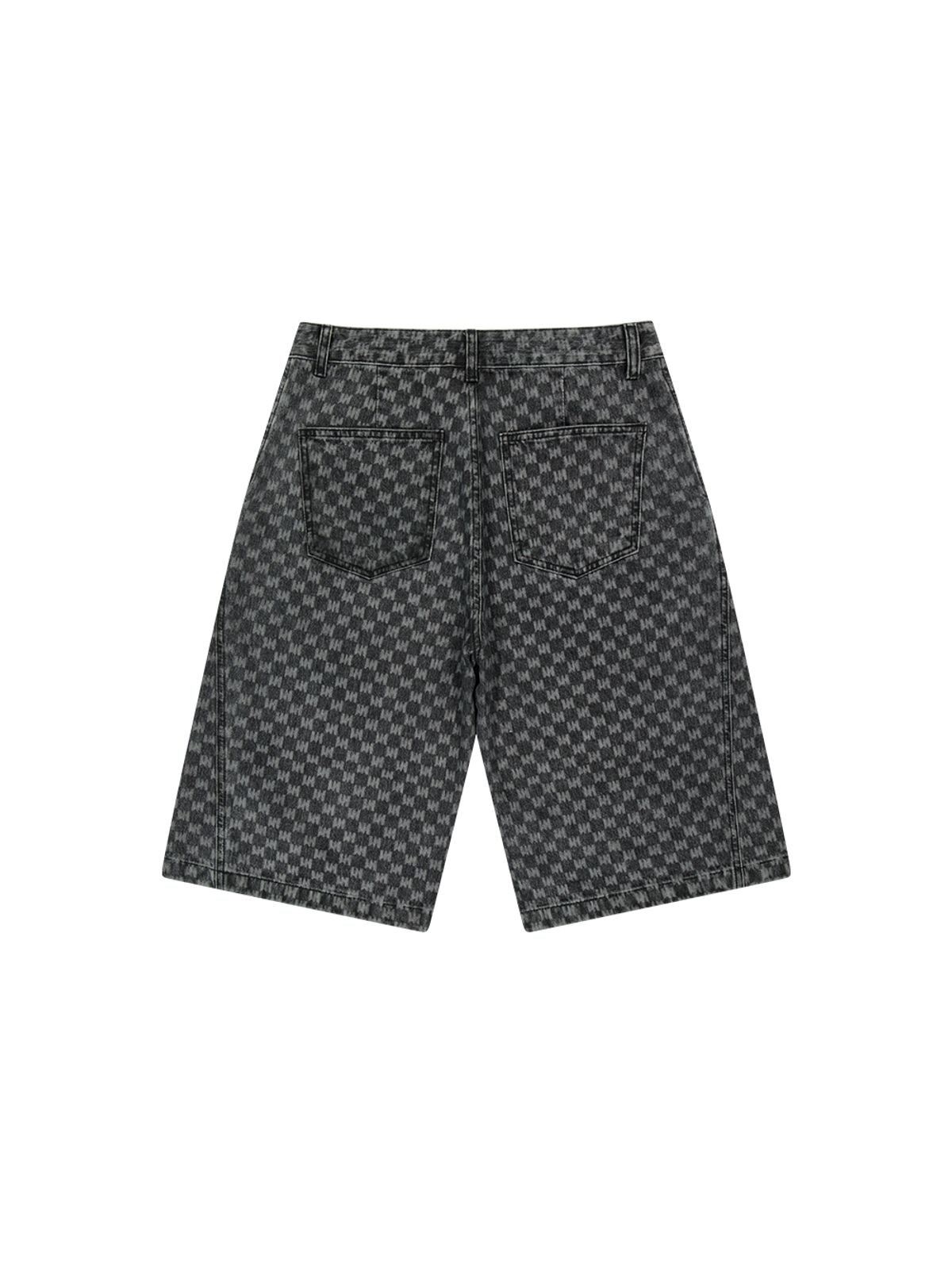 메아(MEA) LOGO ALL OVER SHORTS [BLACK]