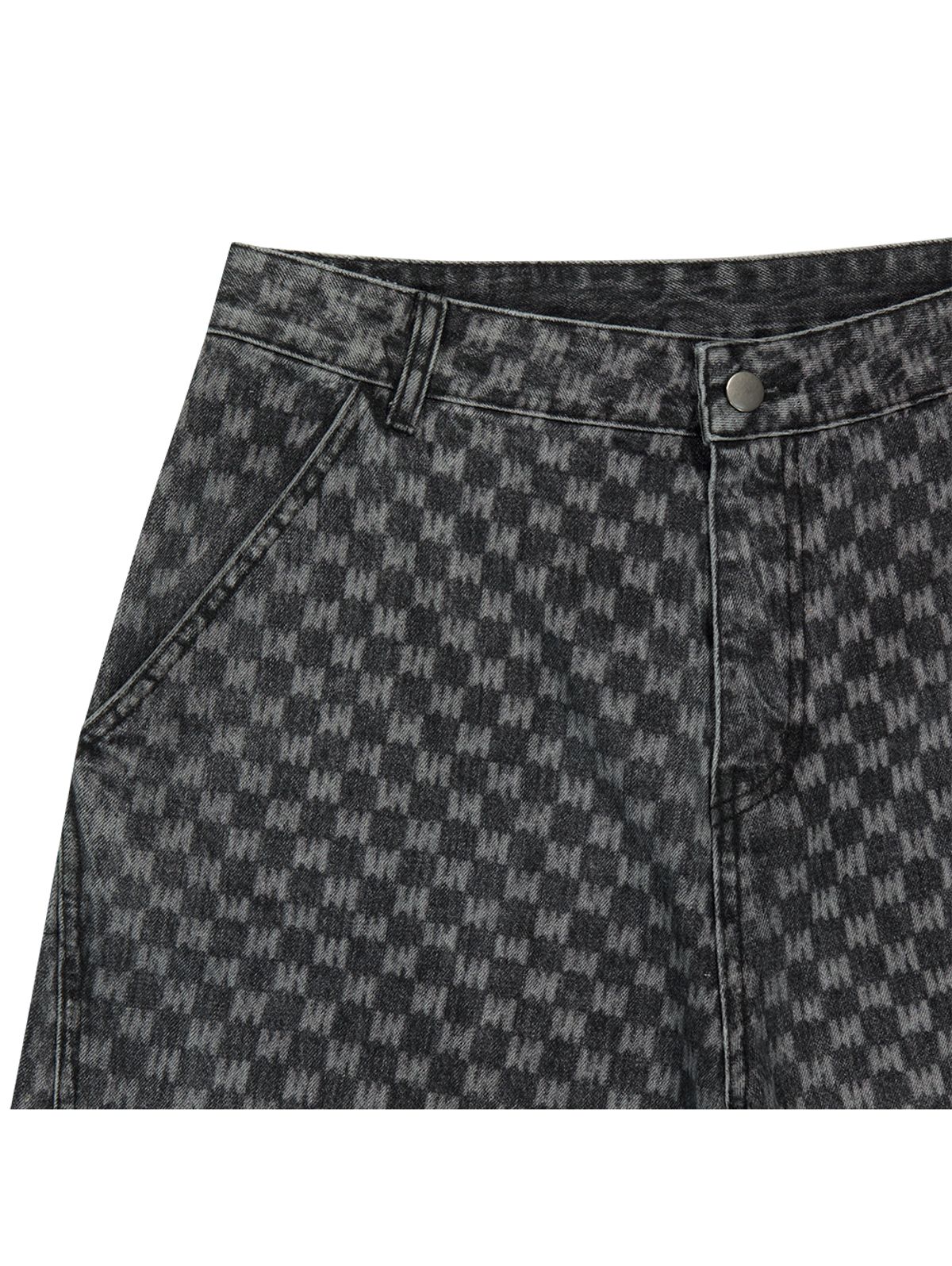 메아(MEA) LOGO ALL OVER SHORTS [BLACK]