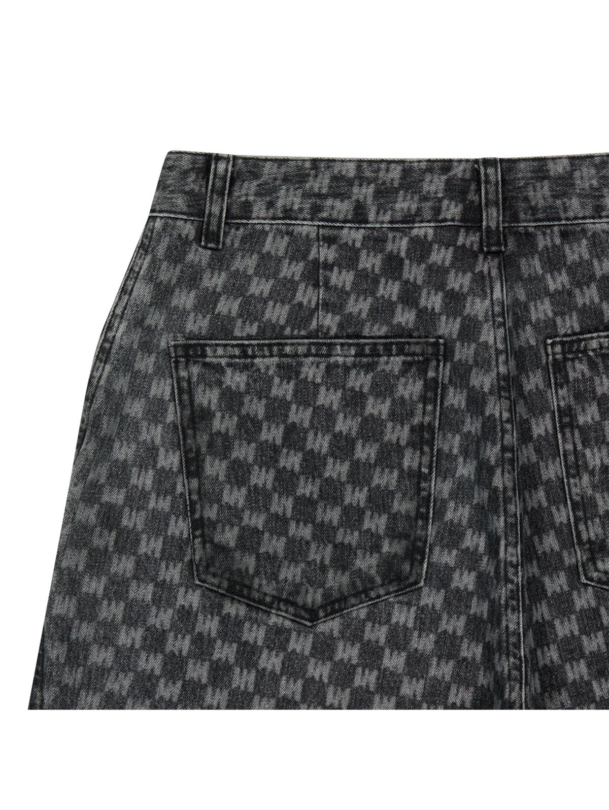 메아(MEA) LOGO ALL OVER SHORTS [BLACK]