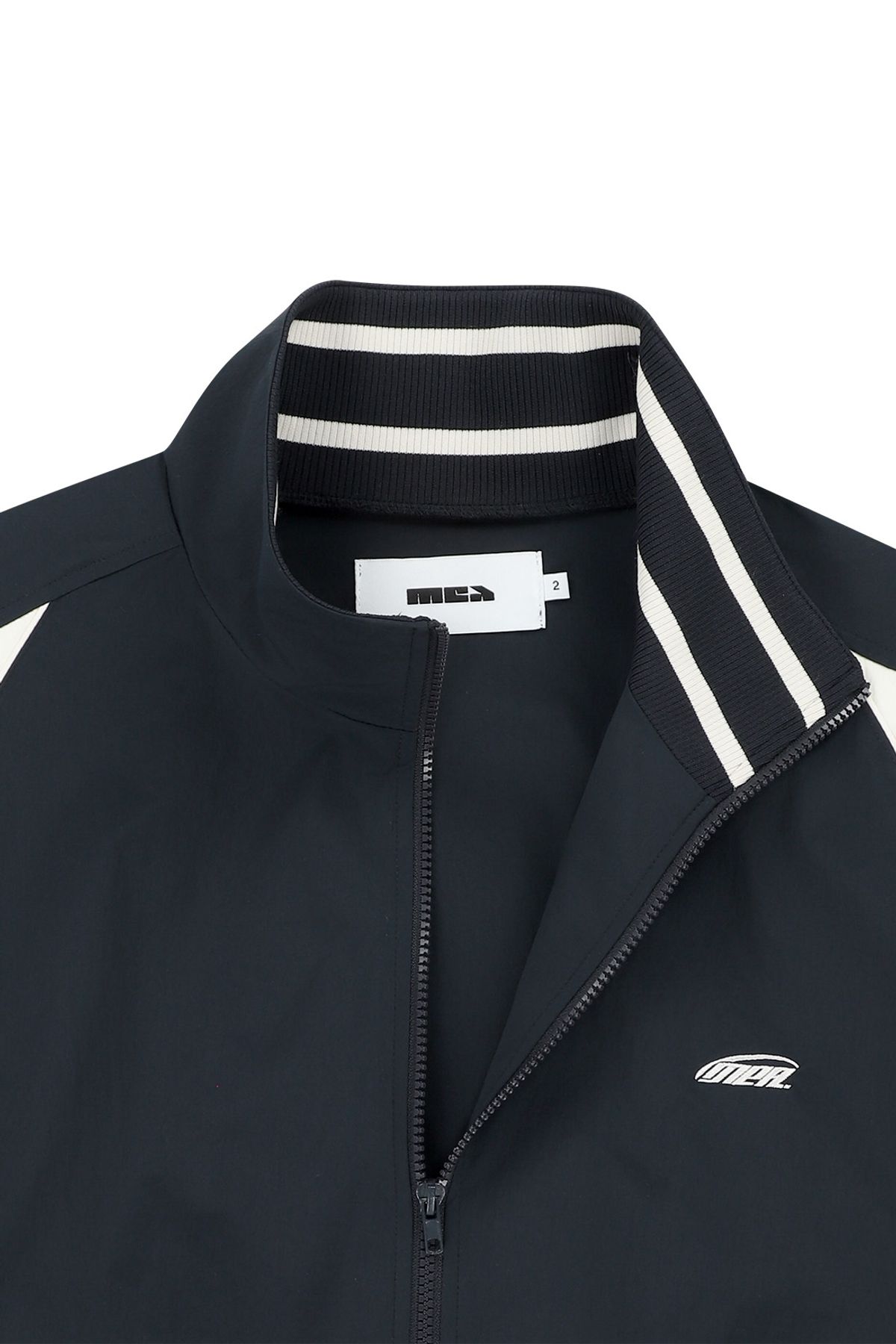 메아(MEA) KNIT NECK TRACK JACKET [NAVY]