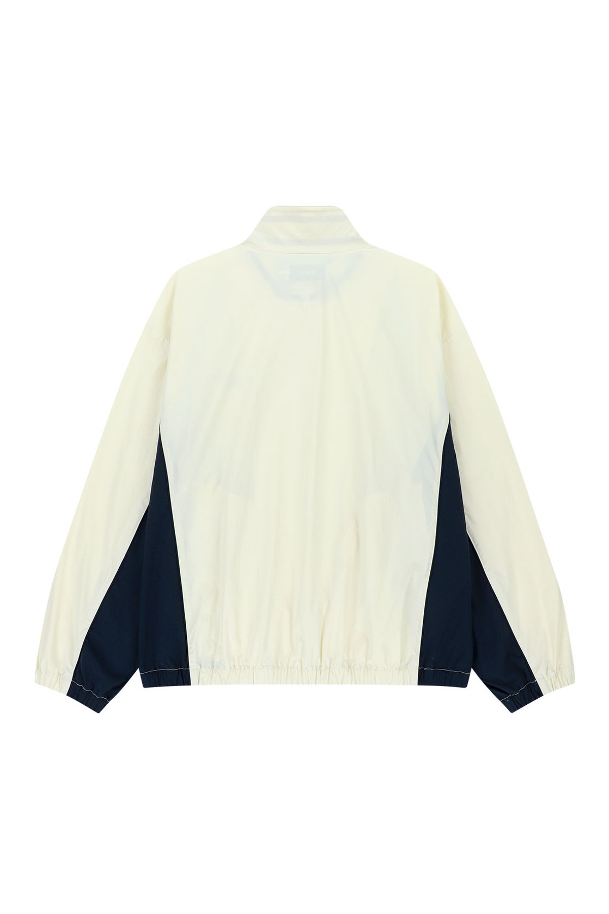 메아(MEA) KNIT NECK TRACK JACKET [IVORY]