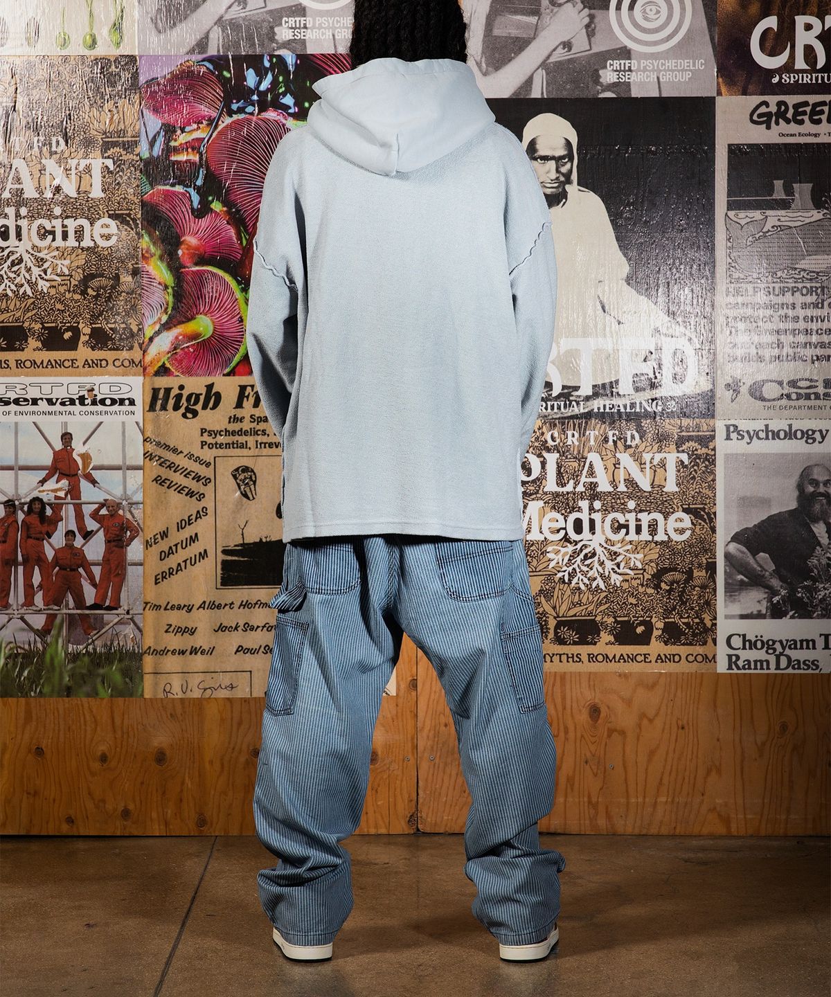 서티파이드(CRTFD) (M) 리뉴얼 후디 블루 그레이 RENEWAL HOODY BLUE GREY