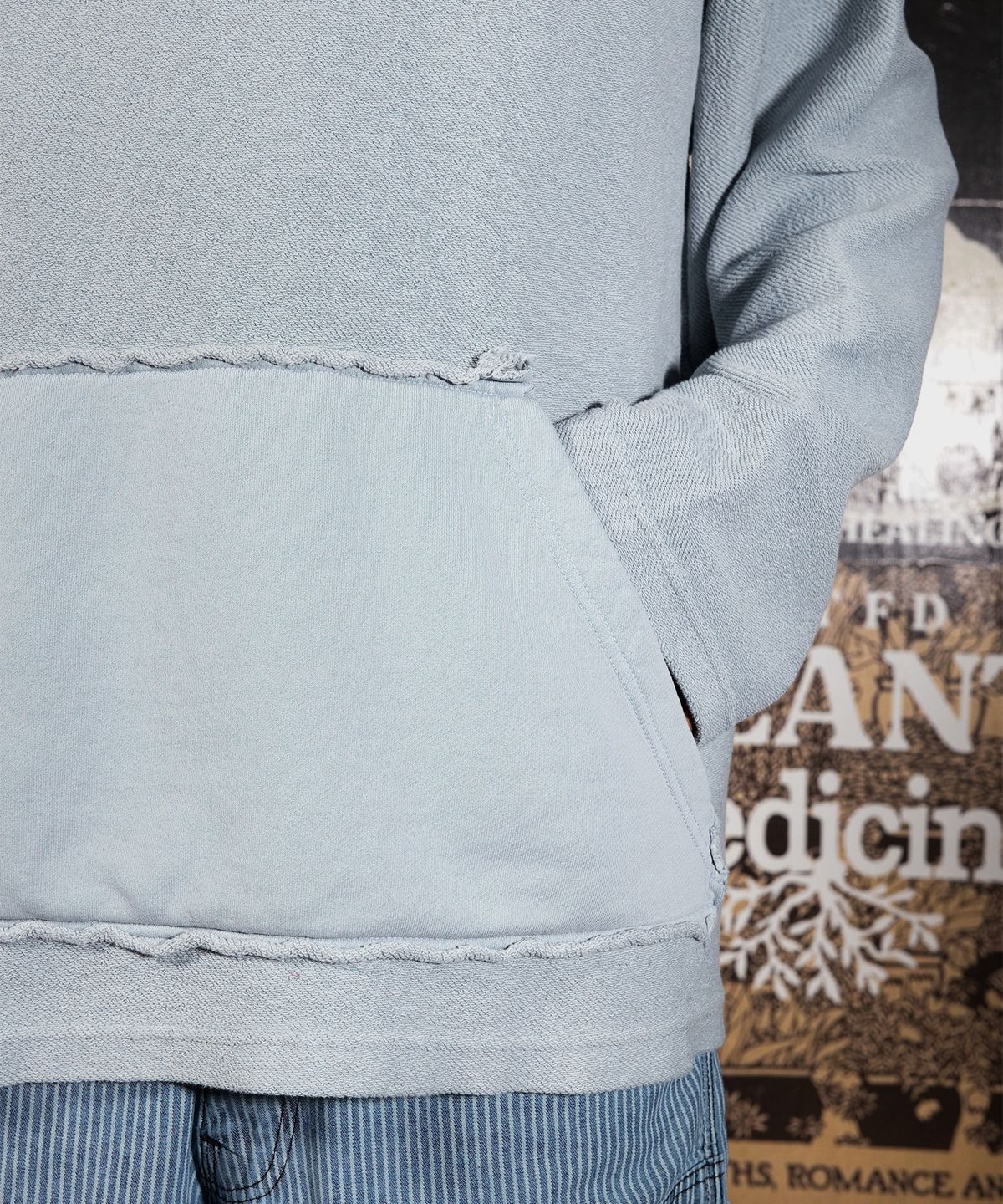 서티파이드(CRTFD) (M) 리뉴얼 후디 블루 그레이 RENEWAL HOODY BLUE GREY