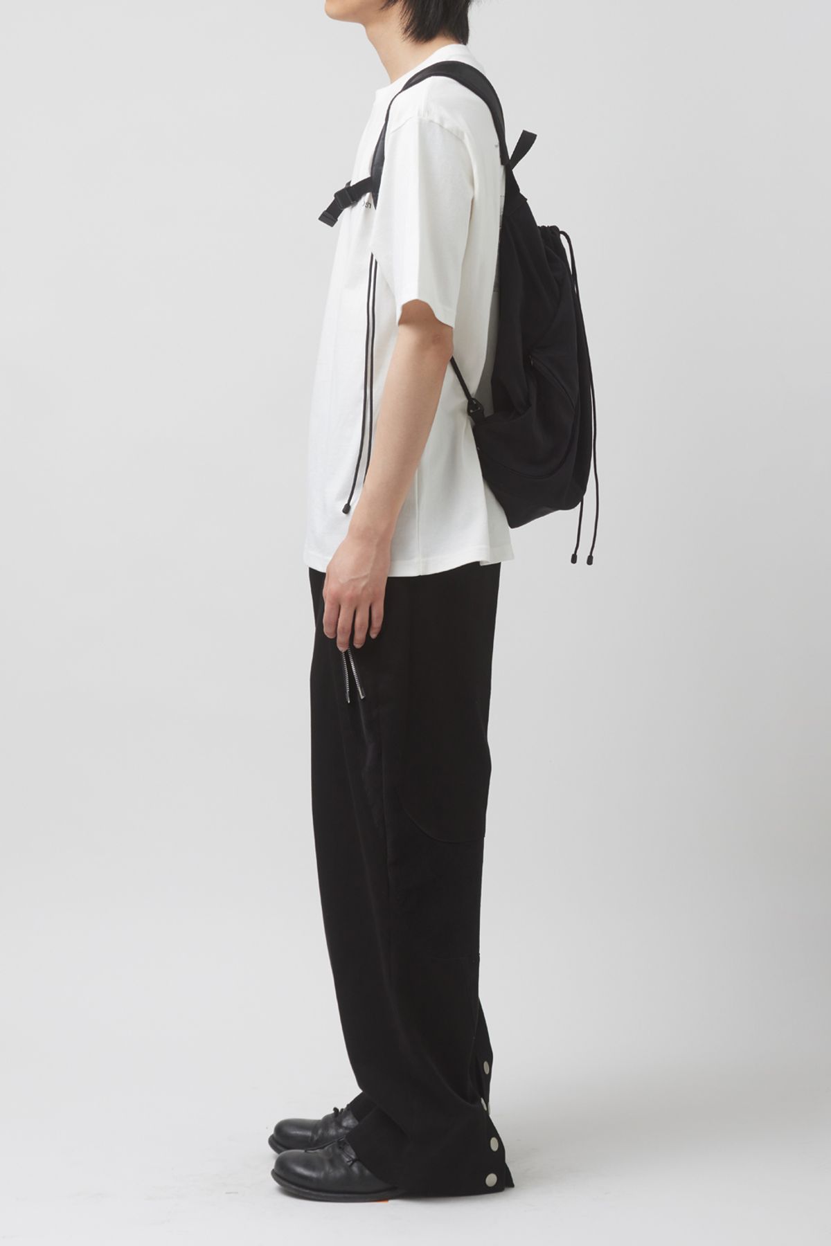 해칭룸(HATCHINGROOM) String Backpack Nylon Black