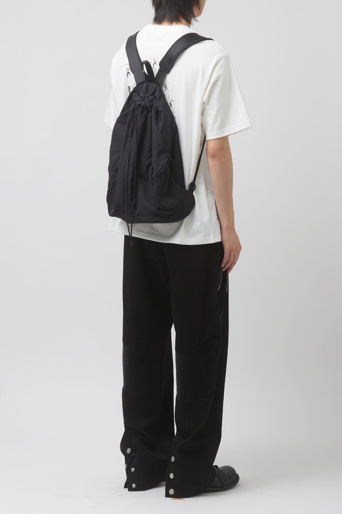 해칭룸(HATCHINGROOM) String Backpack Nylon Black