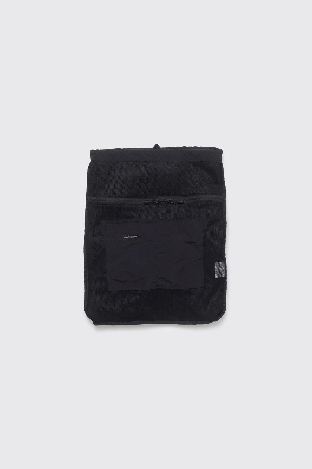 해칭룸(HATCHINGROOM) String Backpack Nylon Black