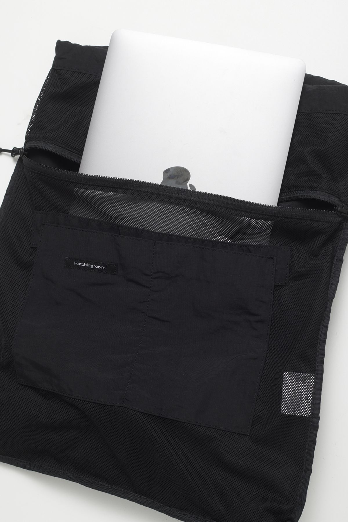 해칭룸(HATCHINGROOM) String Backpack Nylon Black