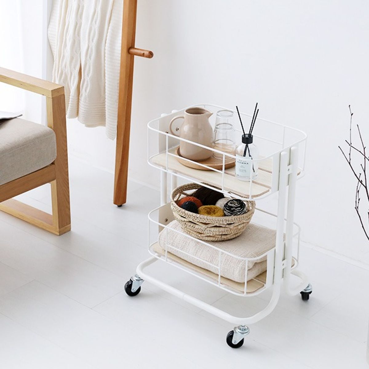 마켓비(MARKETB) CESNA 트롤리 카트 2단