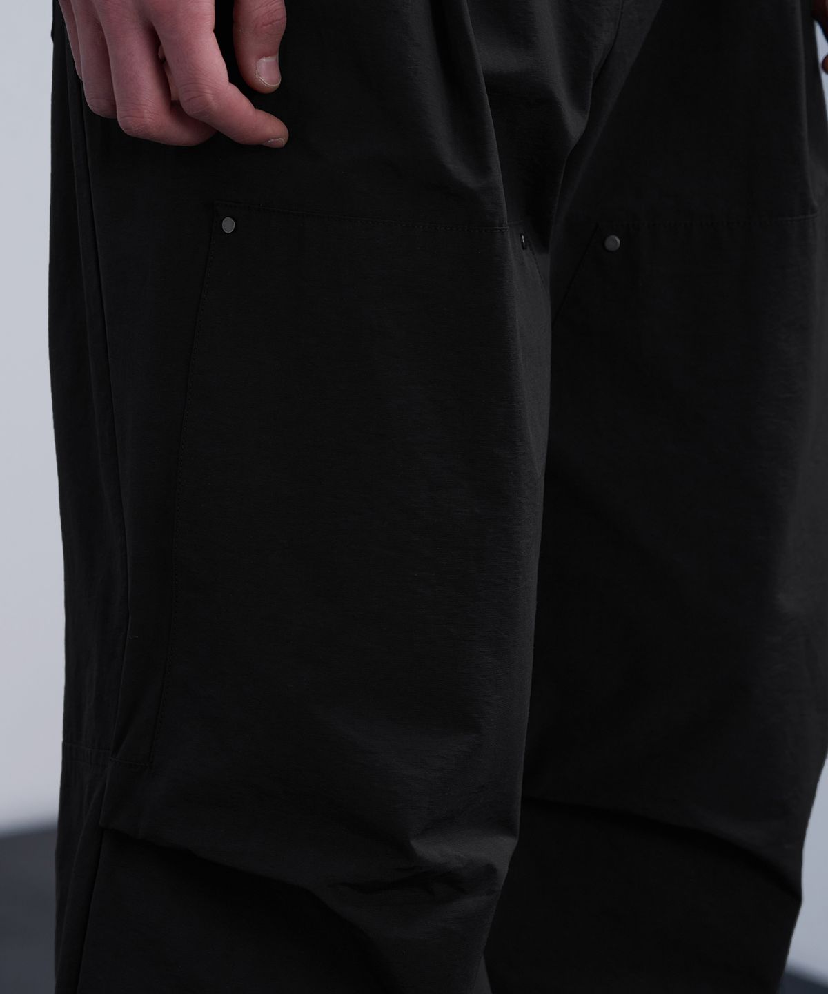 드로우핏(DRAW FIT) 디테쳐블 퍼티그 와이드 팬츠 [BLACK]