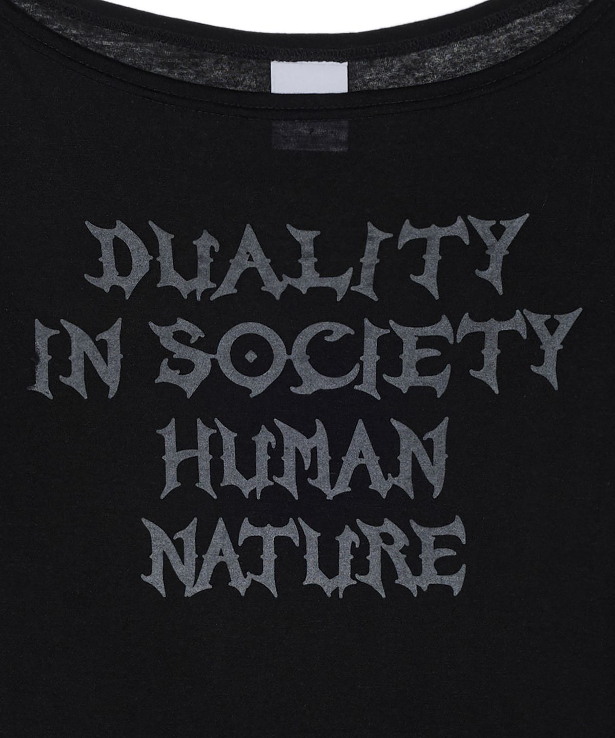 가터갤러리(GOTTER GALLERY) HUMAN NATURE SHEER MESH TOP_BK