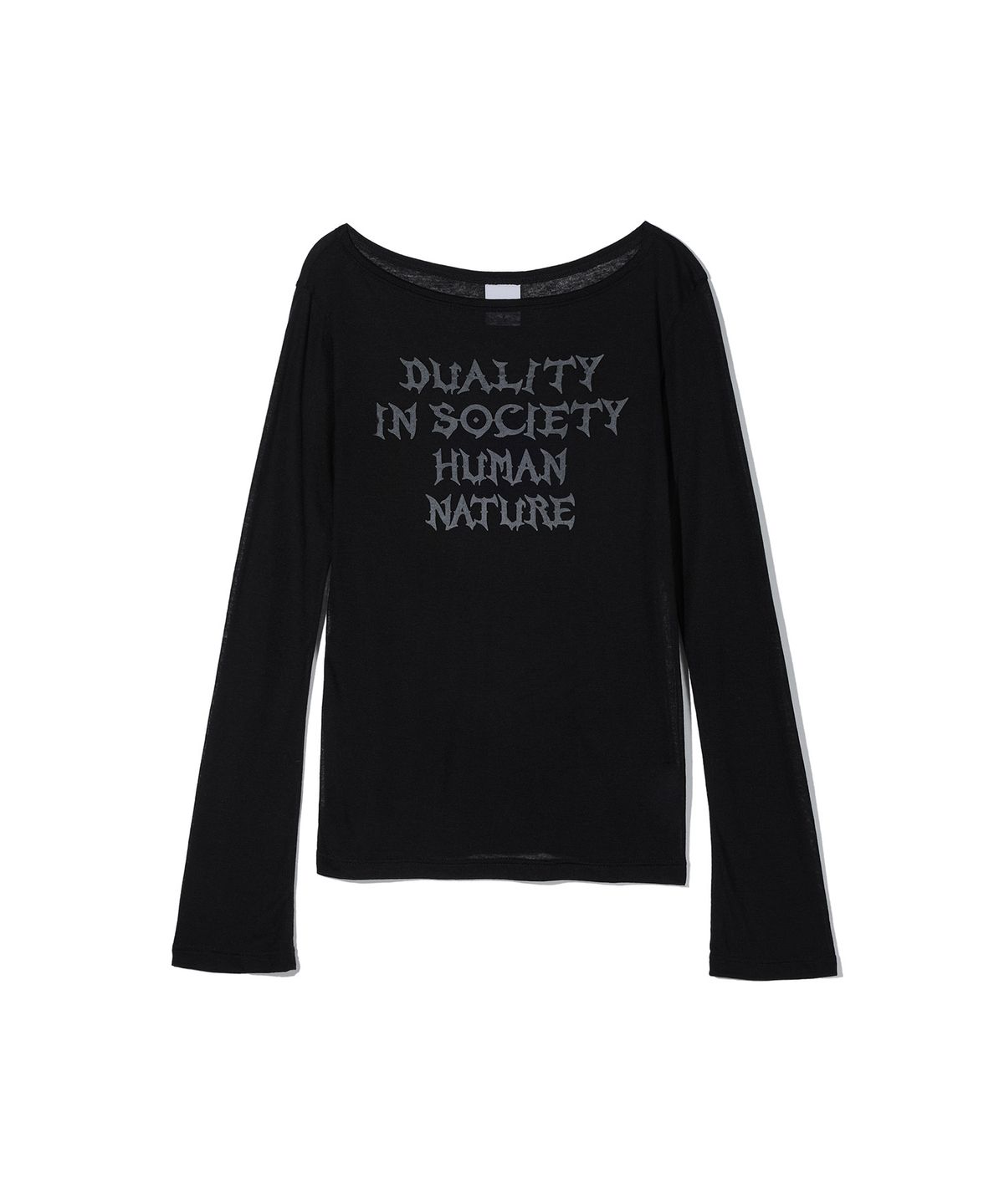 가터갤러리(GOTTER GALLERY) HUMAN NATURE SHEER MESH TOP_BK