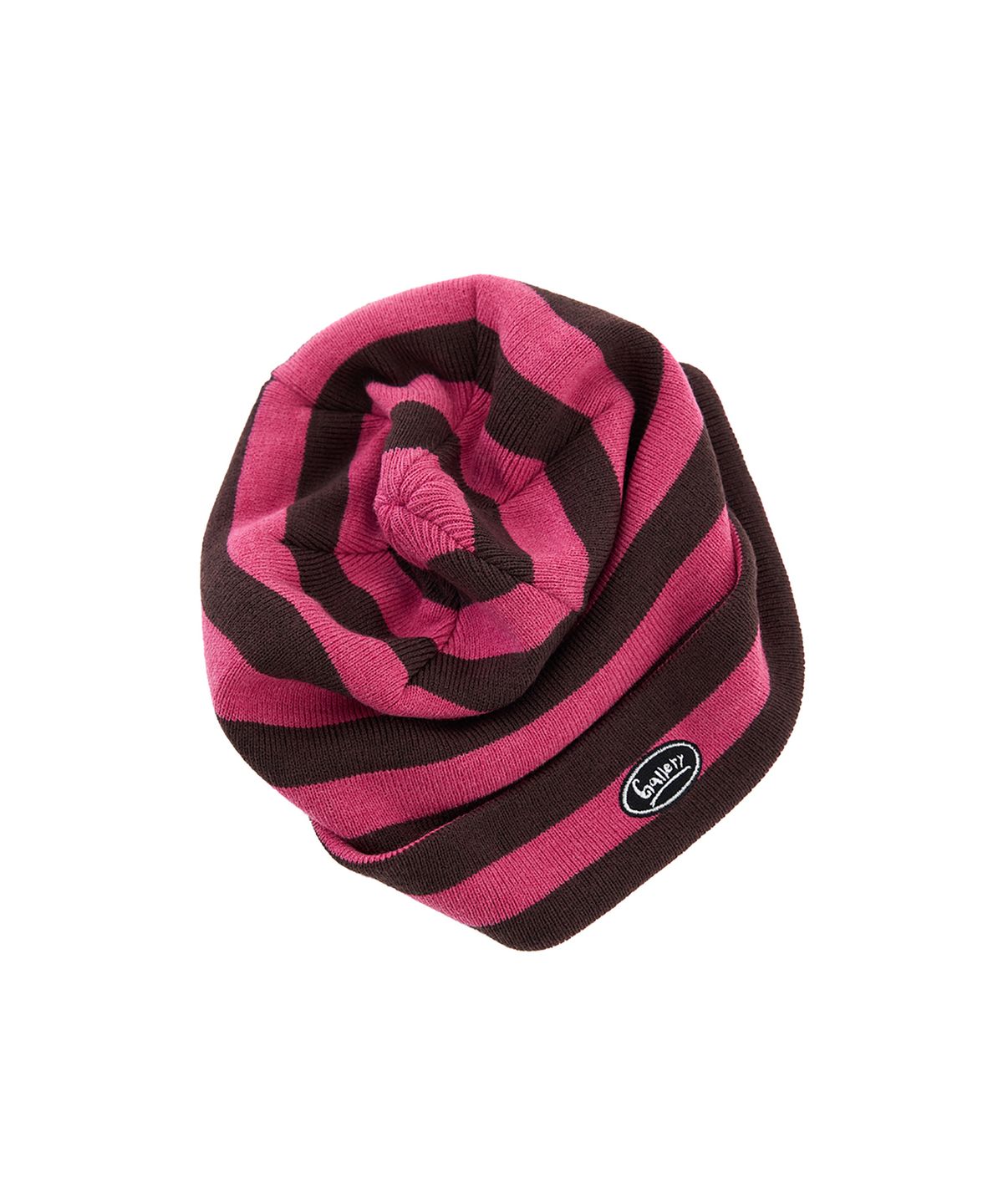 1011갤러리(1011 GALLERY) 1011 Gallery Stripe Beanie-Pink