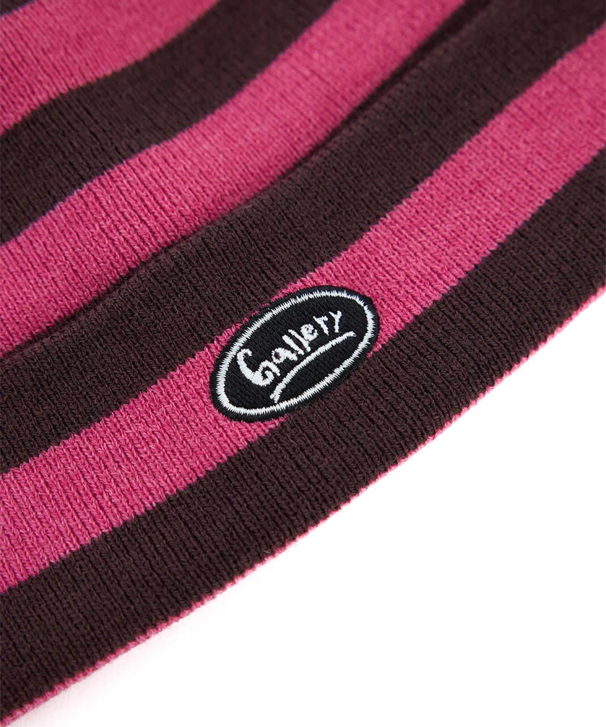 1011갤러리(1011 GALLERY) 1011 Gallery Stripe Beanie-Pink