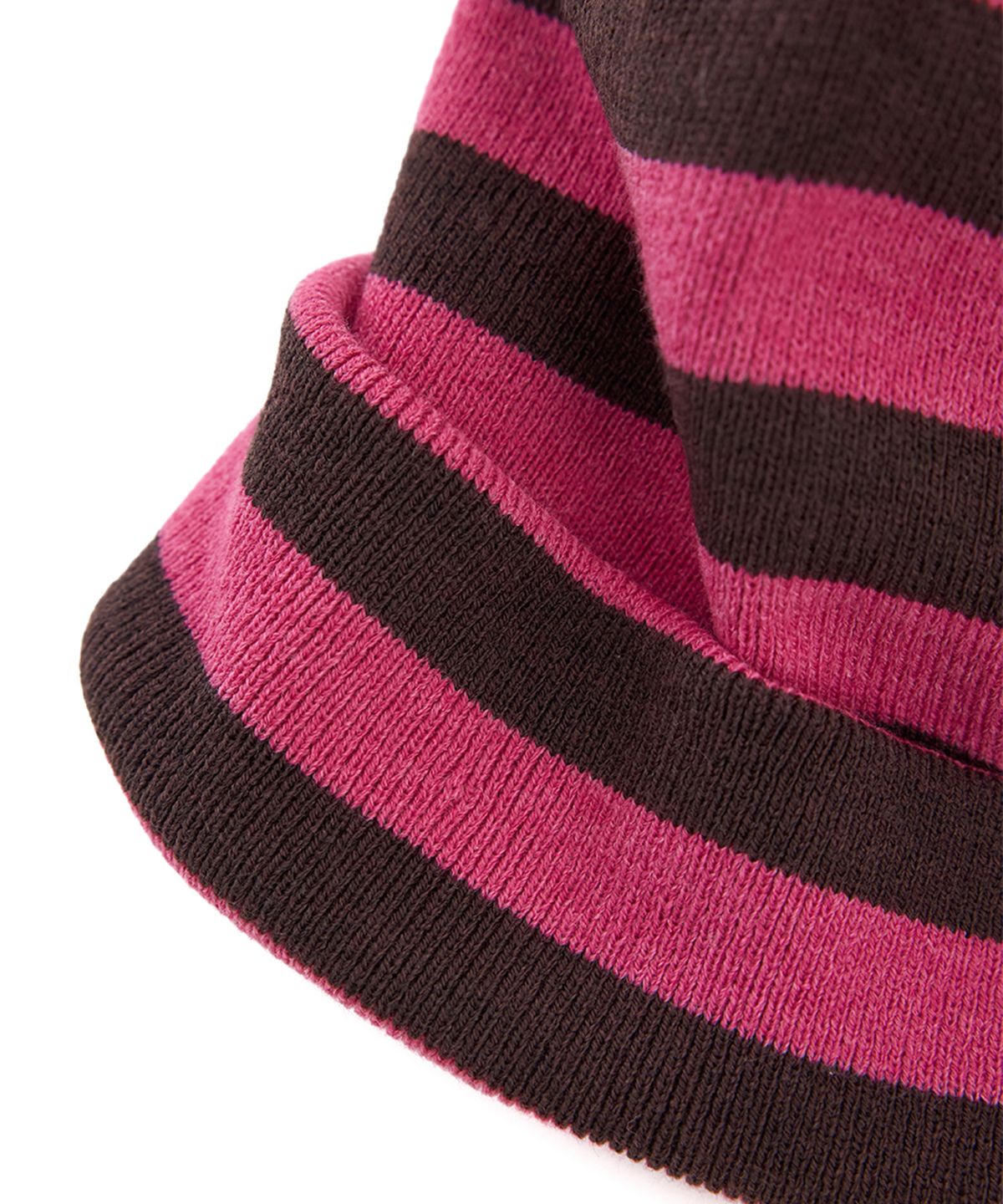 1011갤러리(1011 GALLERY) 1011 Gallery Stripe Beanie-Pink