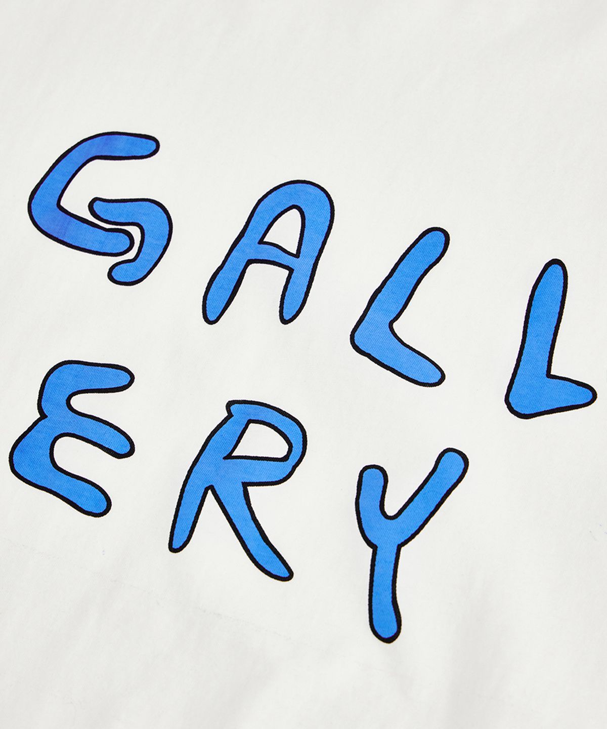 1011갤러리(1011 GALLERY) Gallery Stroke Logo T-Shirt-White