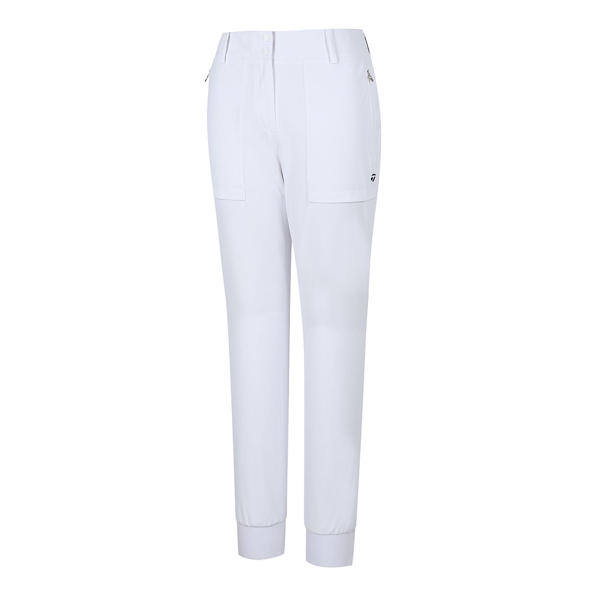 테일러메이드 어패럴(TAYLORMADE APPAREL) 여성 허리 로고 조거핏 팬츠 T8031PN6381-100