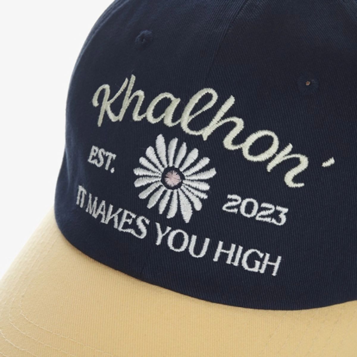 깔롱 골프(KHALHON) 플라워 캡 레터링(레몬)