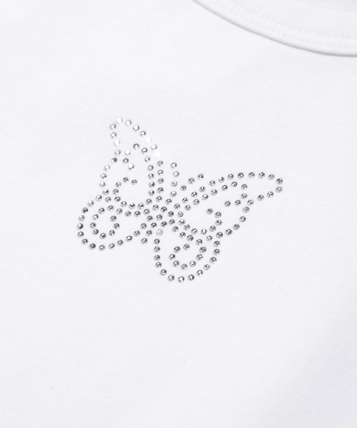 유희(YOUHEE) BUTTERFLY HOTFIX SLEEVELESS WHITE