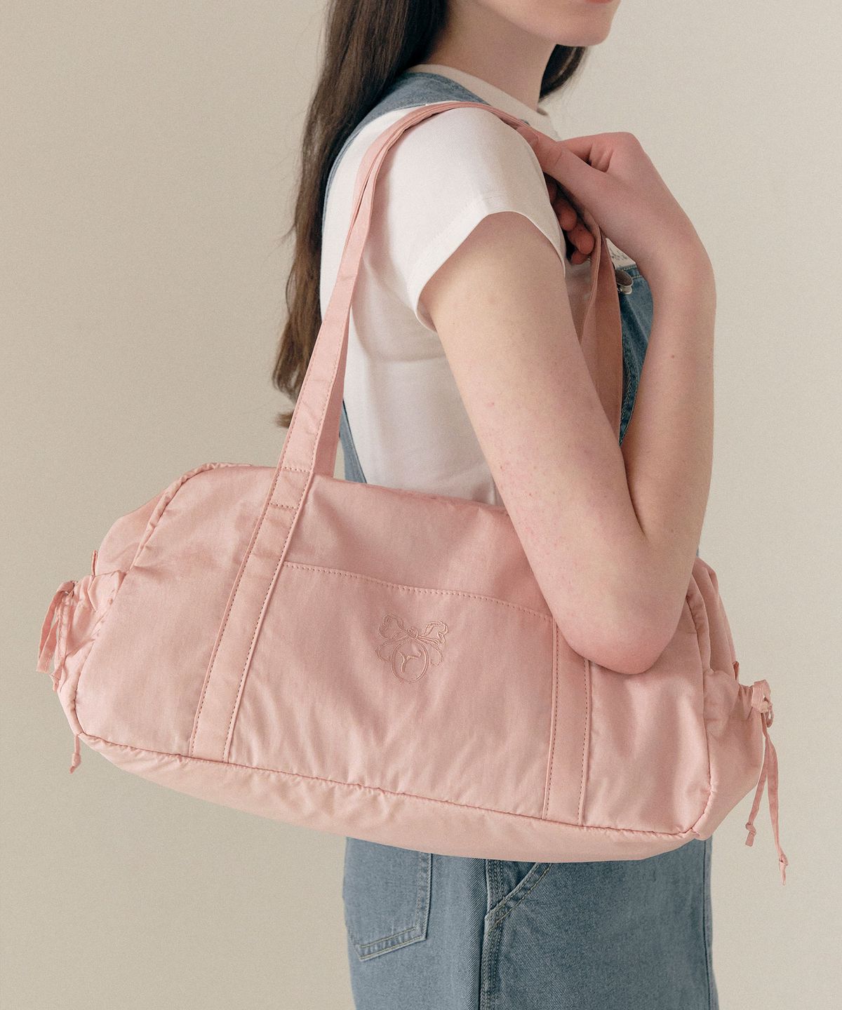 로라로라(ROLAROLA) ROLA RIBBON DUFFLE BAG PINK