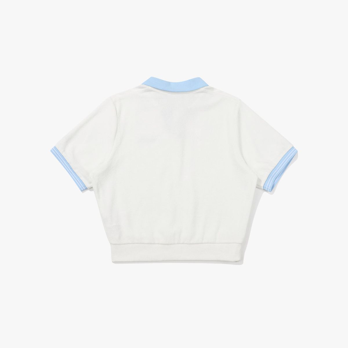 디아도라(diadora) 카리나 테리 카라 반팔 티셔츠 우먼 OFF WHITE