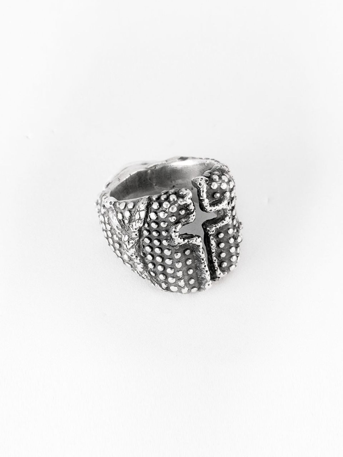 하랑(HARANG) HR 221R_Embossed Cross Ring
