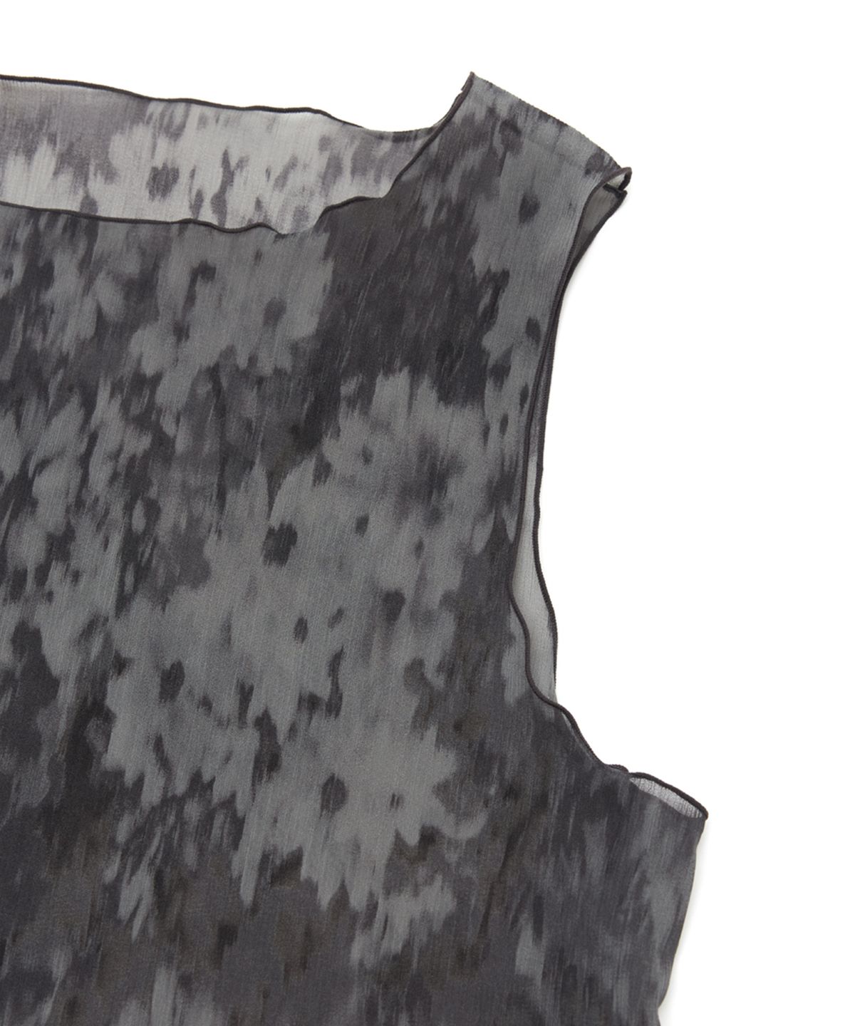 유스(YOUTH) Printing Jersey Dress - Charcoal Grey