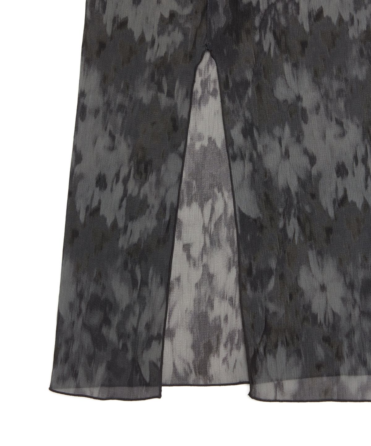 유스(YOUTH) Printing Jersey Dress - Charcoal Grey