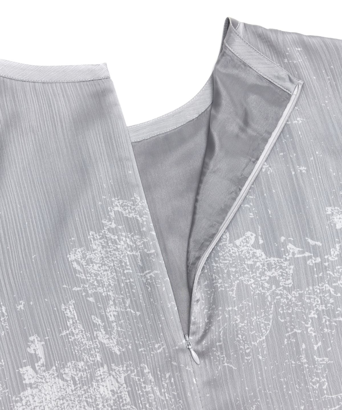 유스(YOUTH) Half Sleeve Dress - Grey Printing