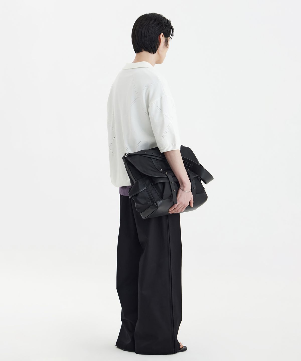 유스(YOUTH) H/S Knit Collar T-Shirt - White