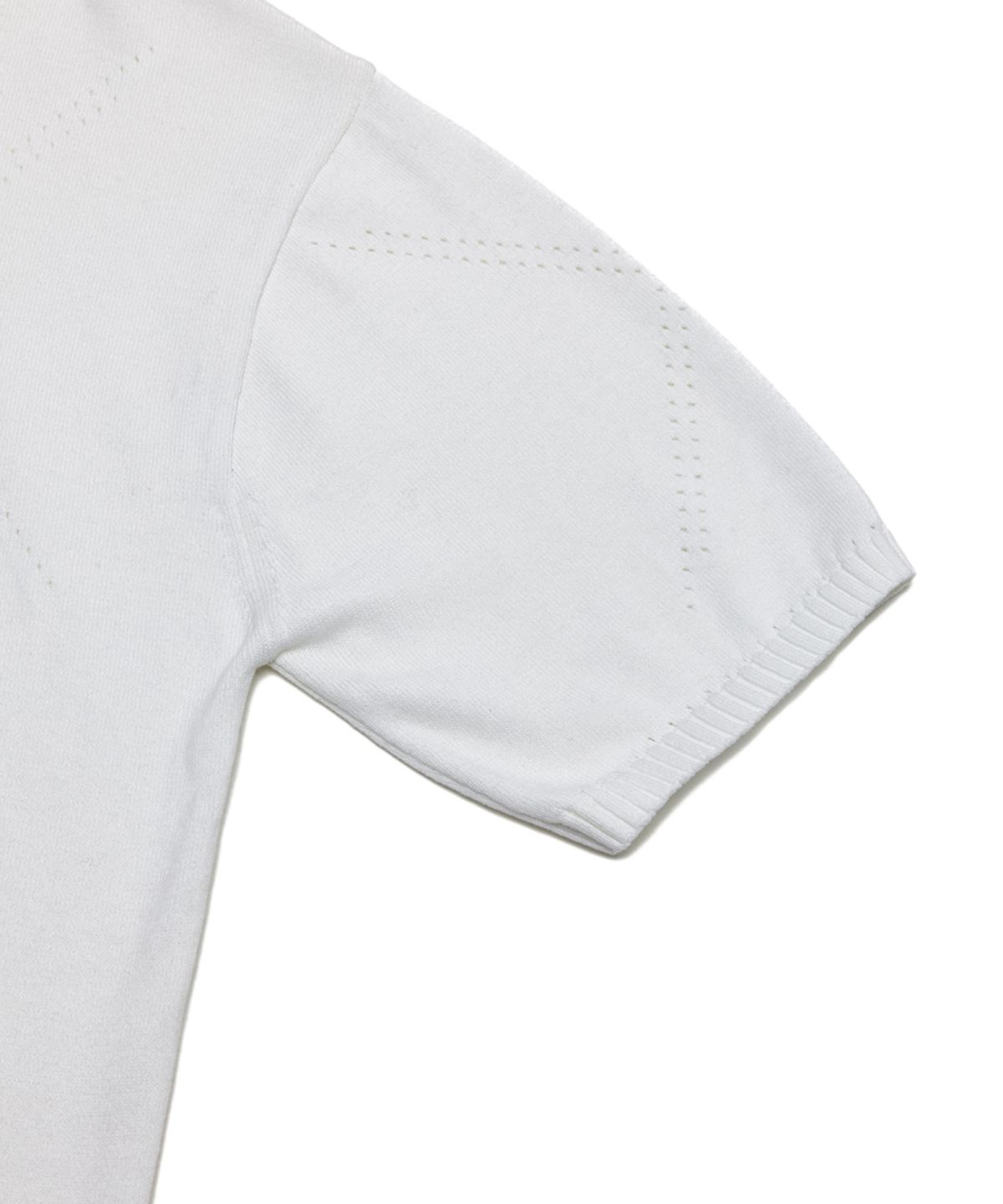 유스(YOUTH) H/S Knit Collar T-Shirt - White