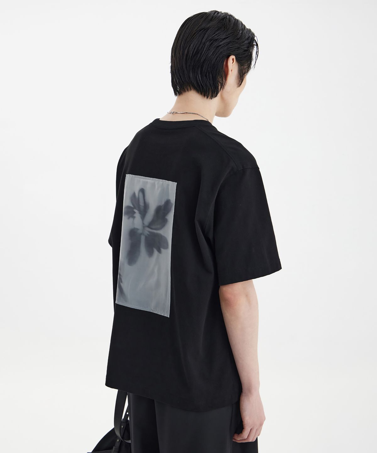 유스(YOUTH) Printing Panel T-Shirt - Black