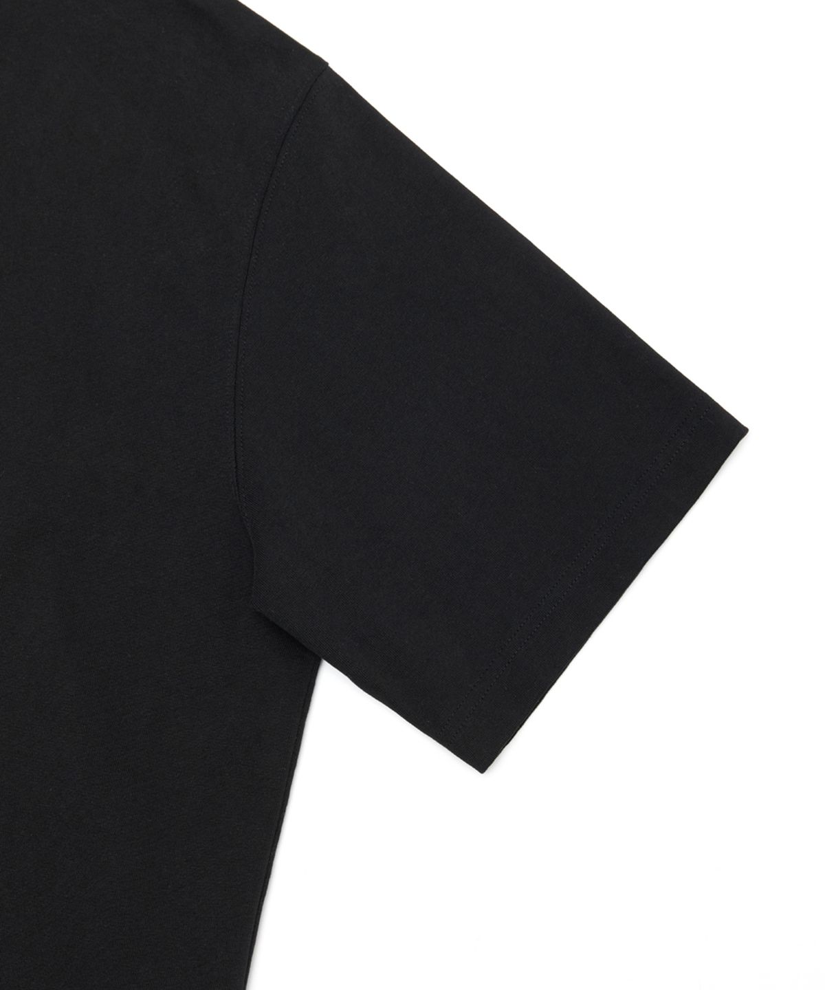 유스(YOUTH) Printing Panel T-Shirt - Black