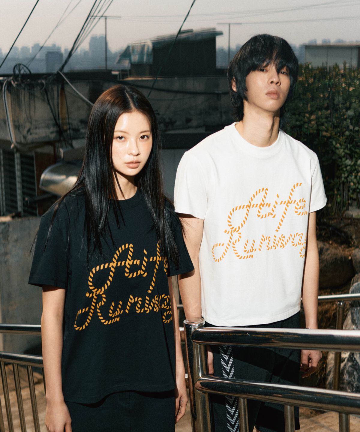 에이프런웨이(AIFERUNWAY) 로프 티셔츠