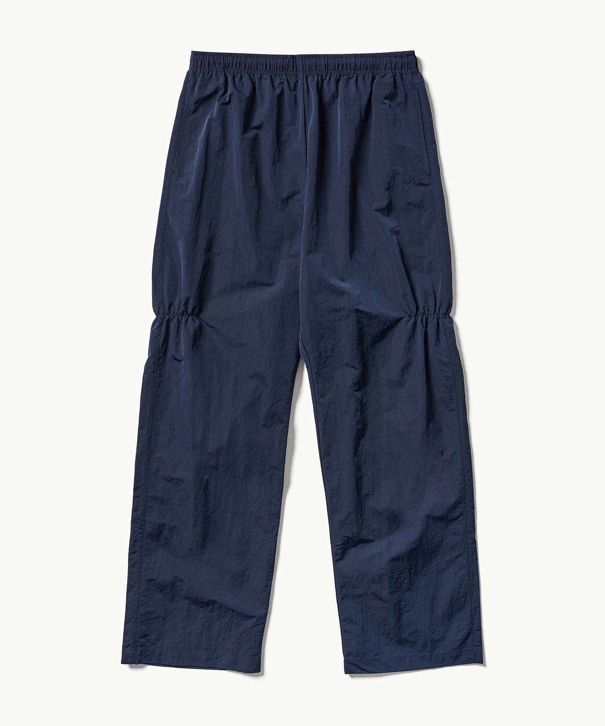 포에브(POEV) Shirring Nylon Straight Pants - Navy