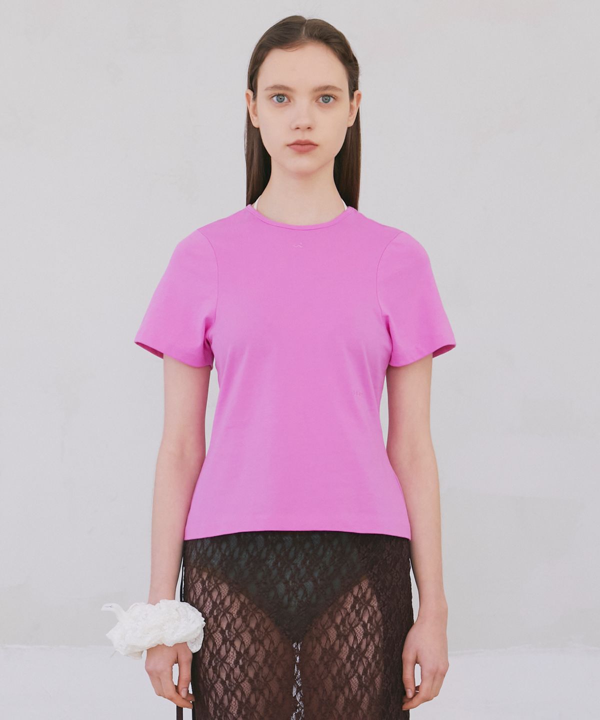 포에브(POEV) Poev Arched T-Shirt - Purple Pink
