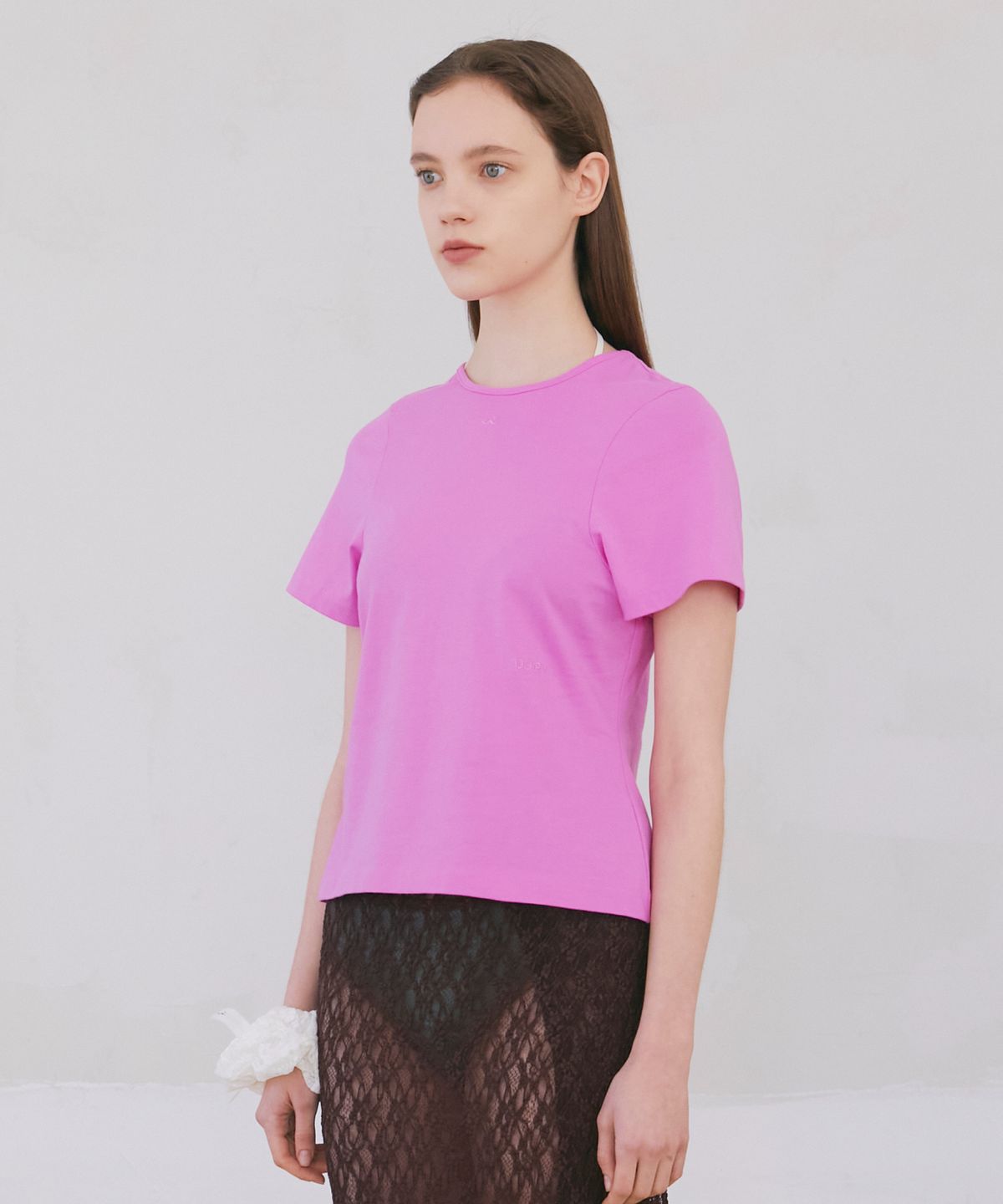 포에브(POEV) Poev Arched T-Shirt - Purple Pink