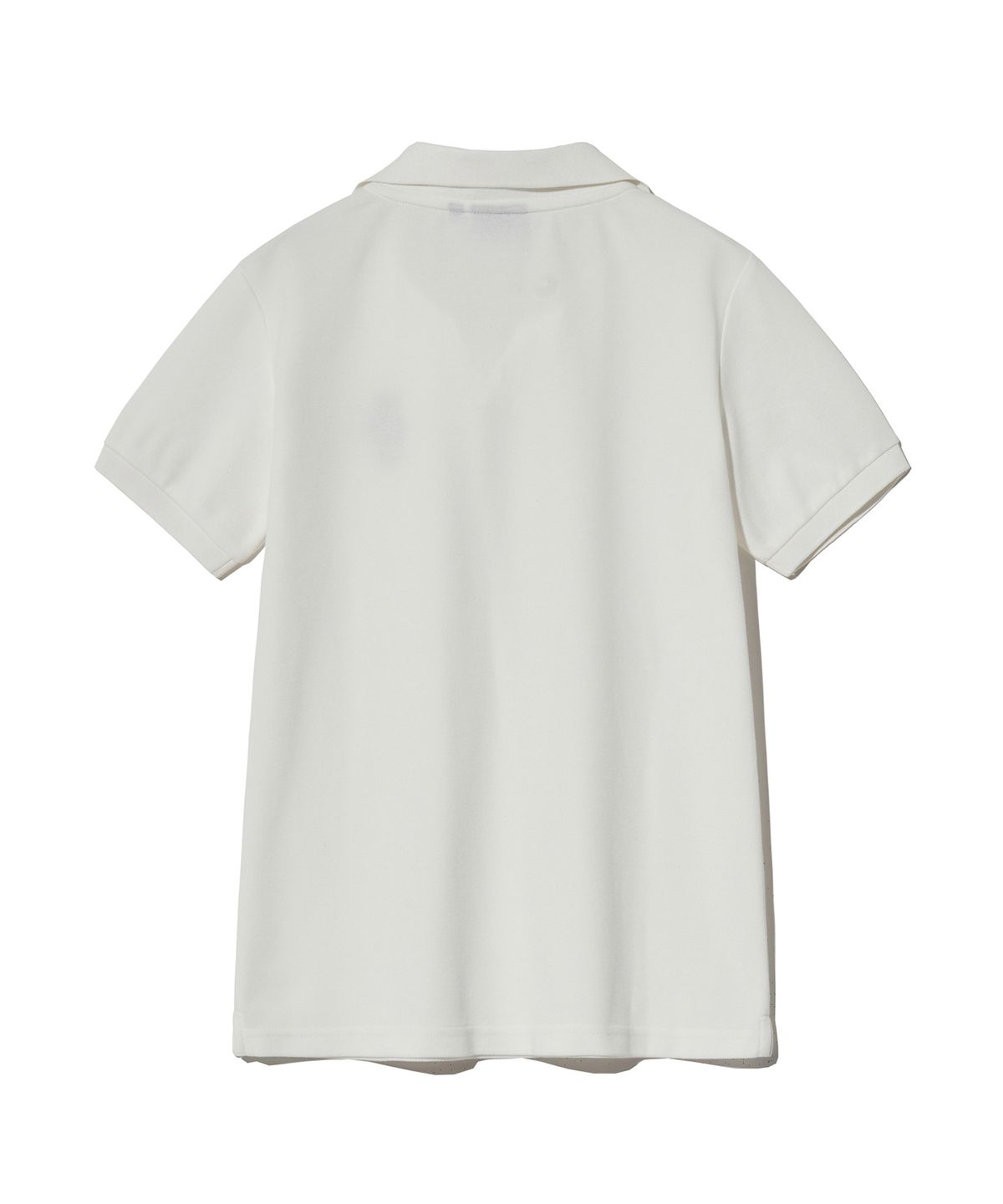 예일(YALE) WOMENS EMBROIDERY DAN QUICK DRY PIQUE SLIT NECK SHIRT WHITE
