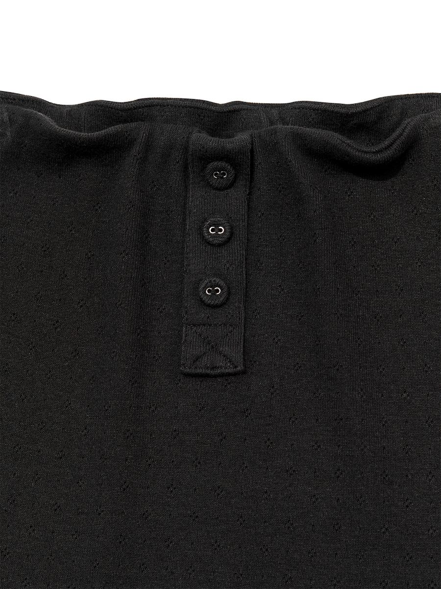 MUSINSA公式 | GLOWNY PROVINCE EYELET MINI SKIRT (BLACK)