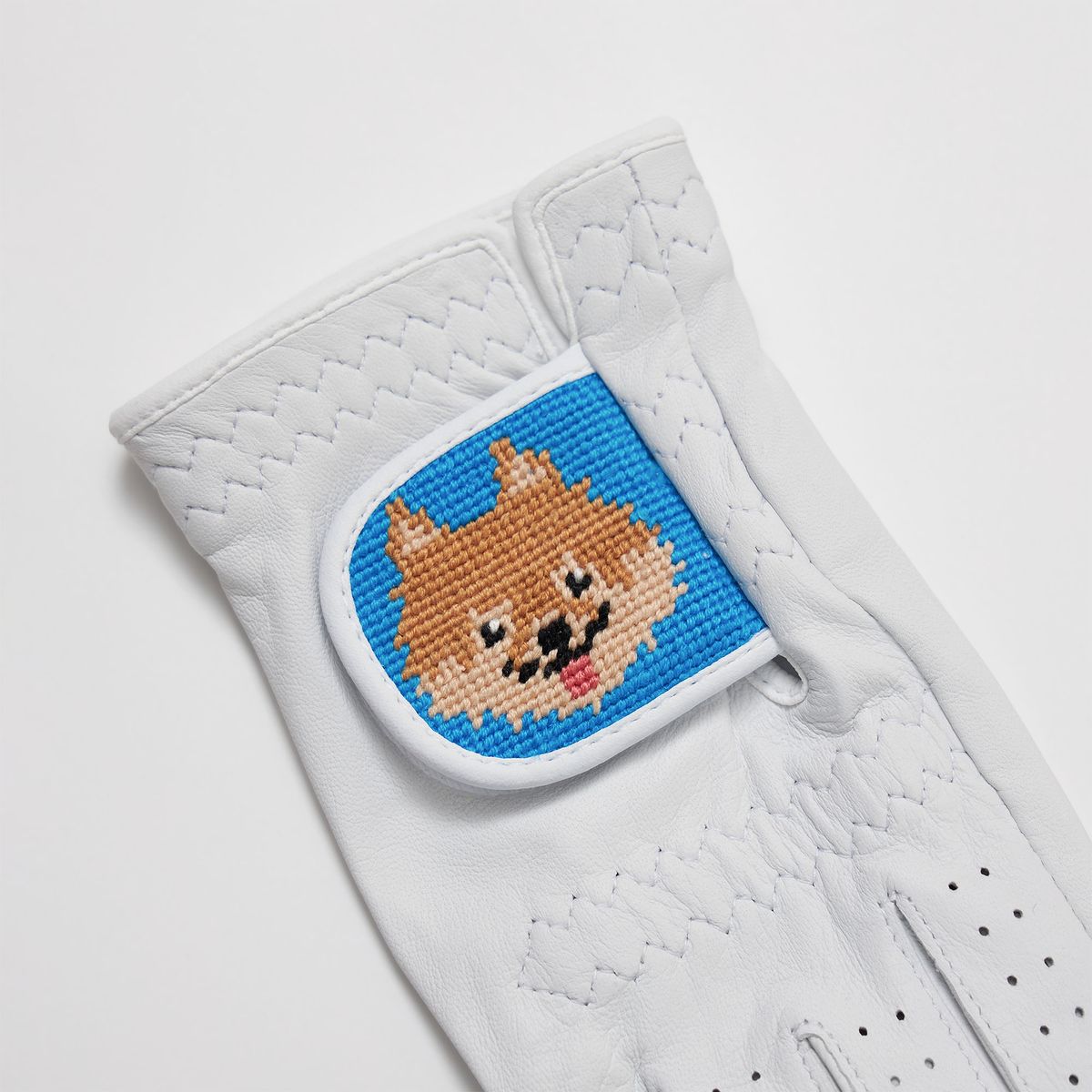 로롱(LOLONG) POMERANIAN 자수 양피 장갑 (왼손)
