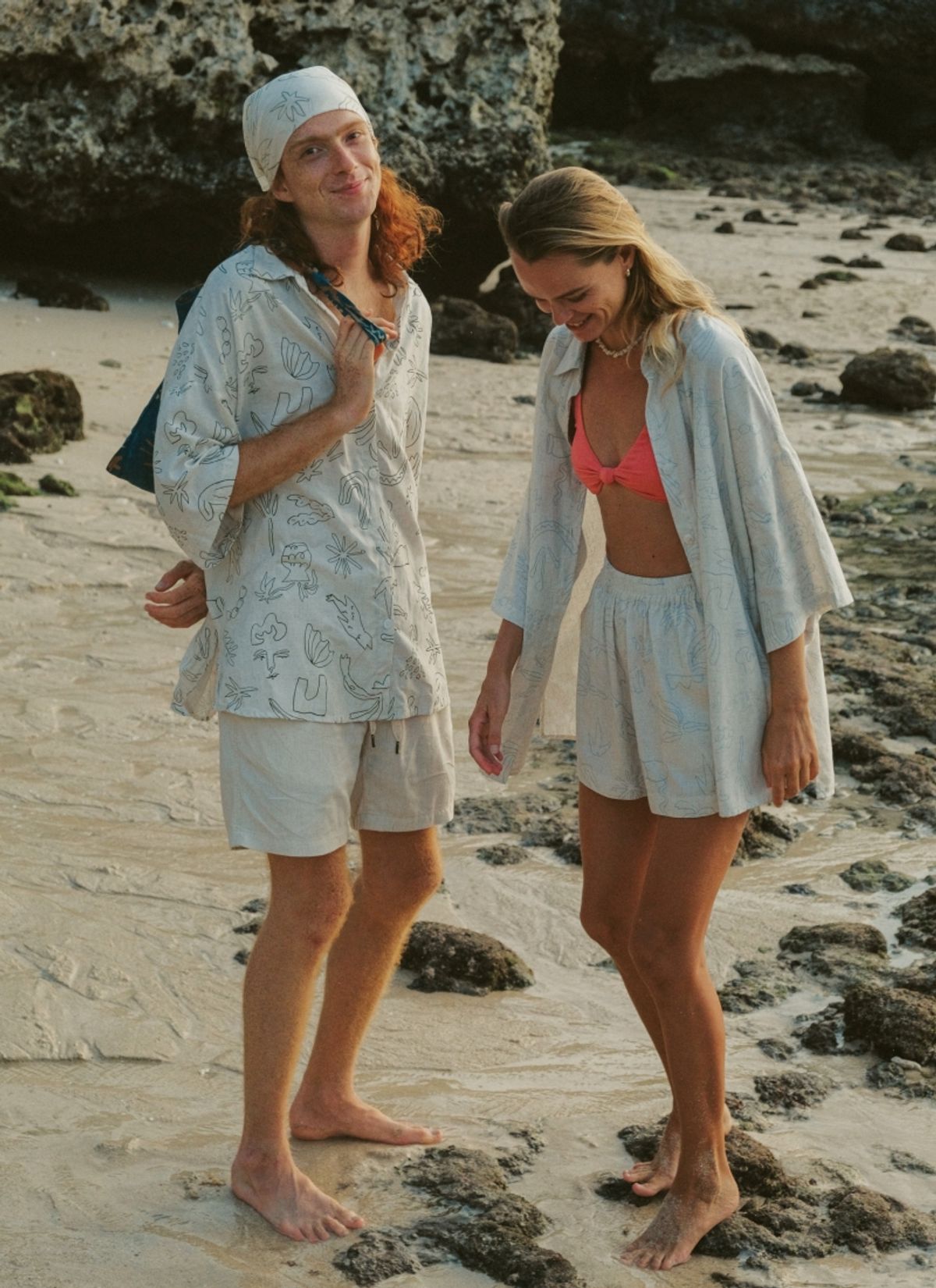 멧앤멜(MATT AND MEL) [Aloha Pants] Camino - Natural