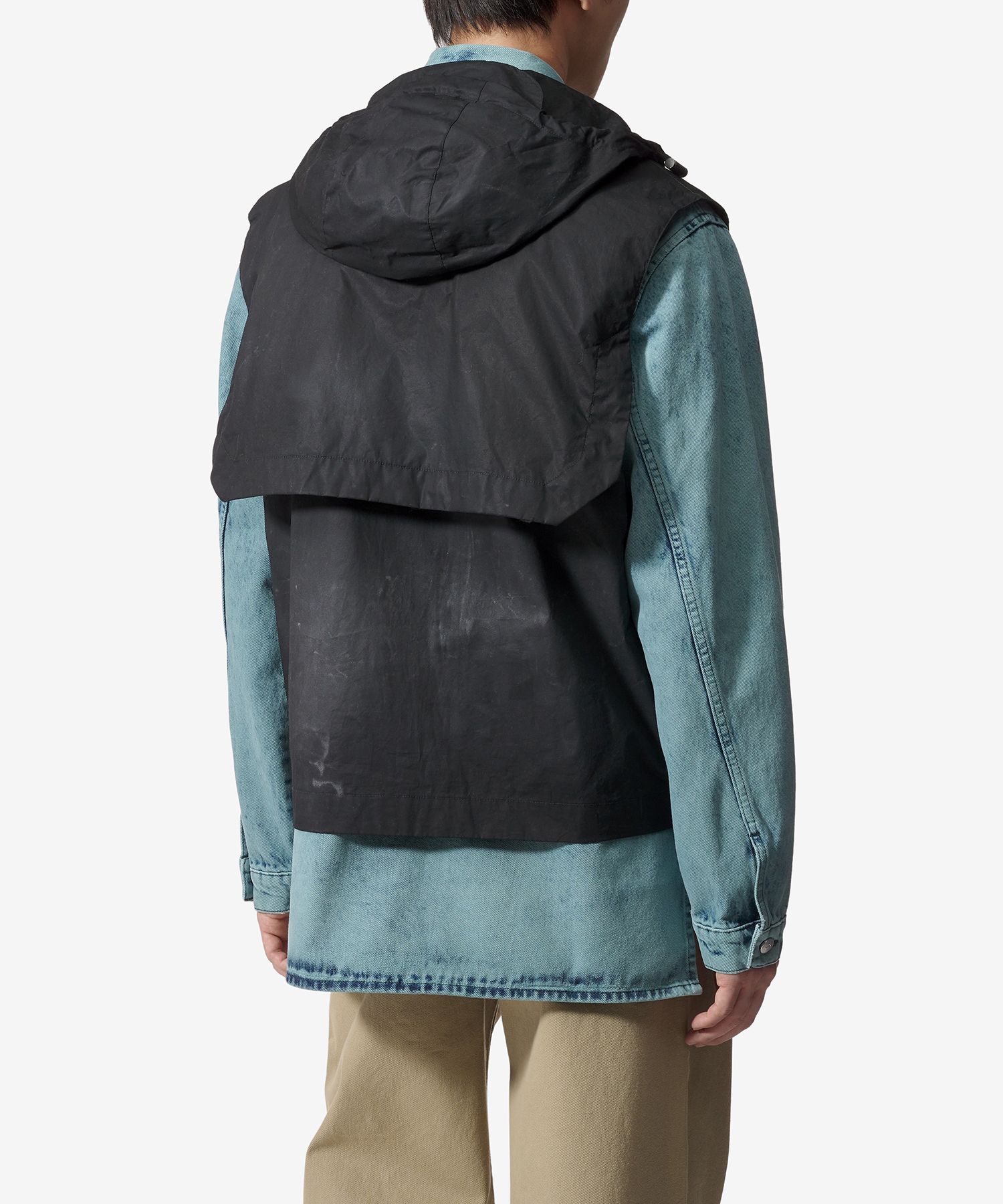 MUSINSA | A COLD WALL Modular Zip-Up Vest - Onyx / ACWMO258ONYX