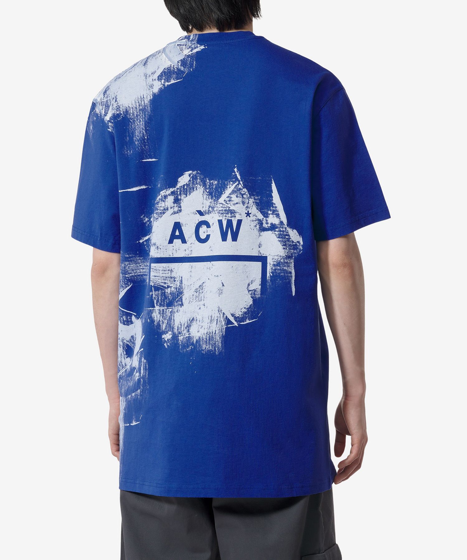【A-COLD-WALL】VOLT BLUE BRUSHSTROKE T-SHIRT T-shirts A-COLD-WALL* Brushstroke T-Shirt Volt Blue | Footshop