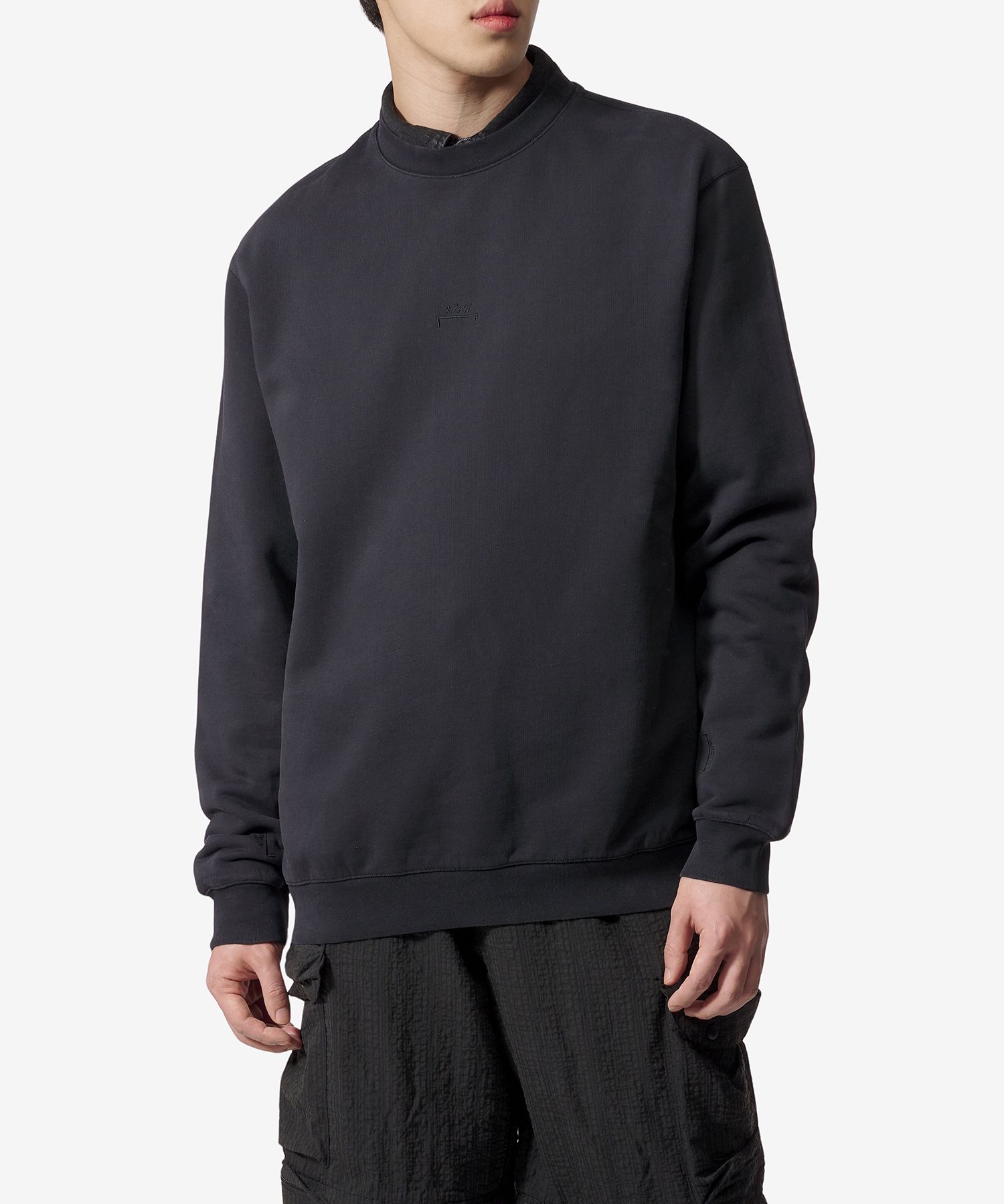 スウェット・トレーナー A COLD WALL Milbank Man to Man Black Onyx ACWMW198BLK ACWMW1 Millbank Crewneck Onyx – A-COLD-WALL*