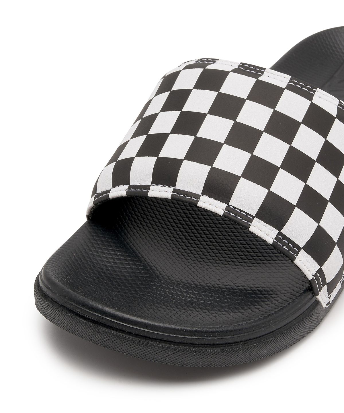 반스(VANS) 라 코스타 슬라이드-온 - (체커보드) 트루 화이트:블랙 / VN0A5HF527I1