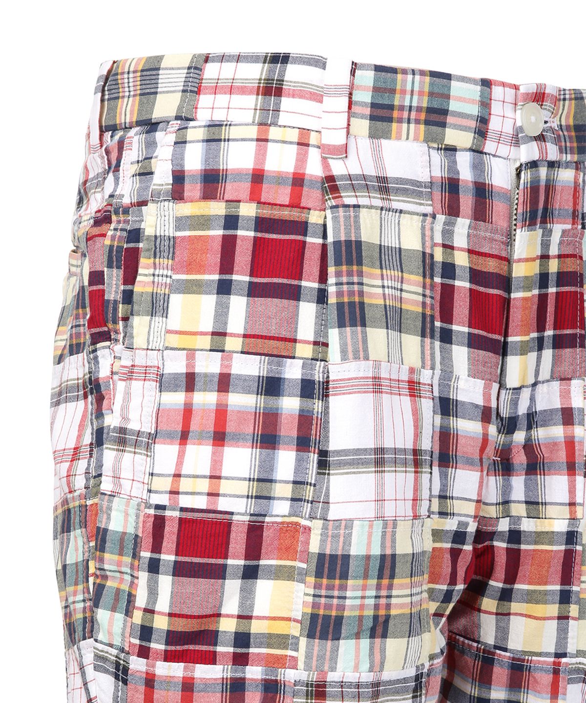 브룩스 브라더스(BROOKS BROTHERS) 마드라스 패치워크 쇼츠 (레드) (BBPSMF8356DEM)