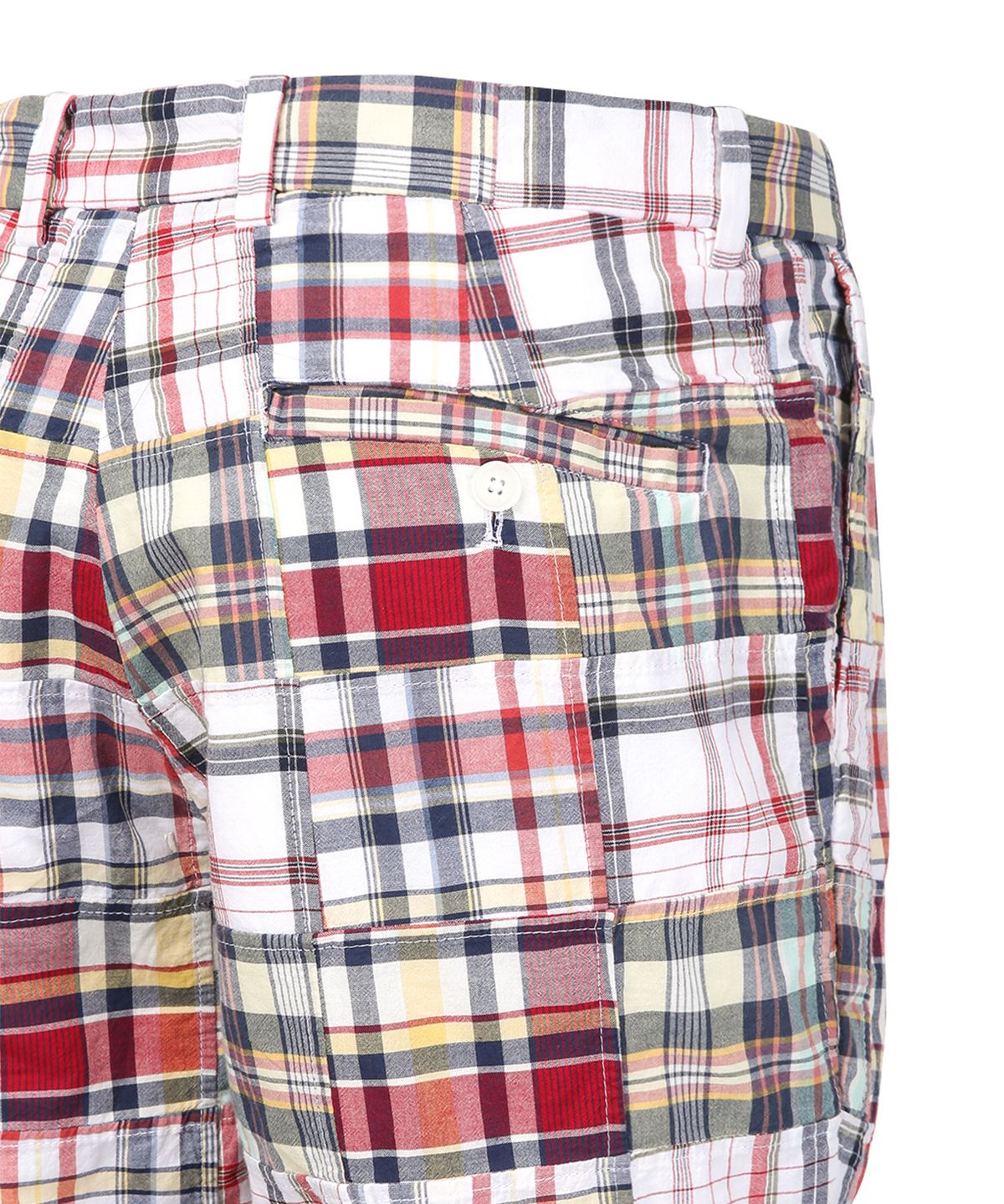 브룩스 브라더스(BROOKS BROTHERS) 마드라스 패치워크 쇼츠 (레드) (BBPSMF8356DEM)
