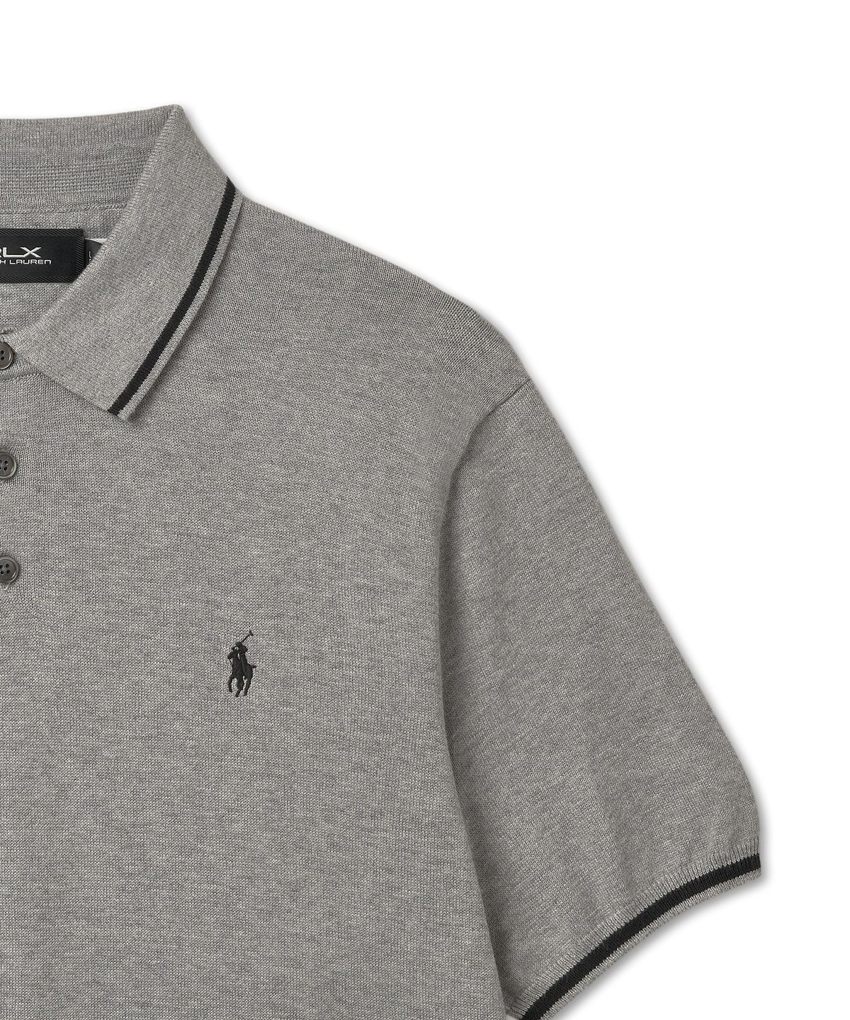 폴로 랄프 로렌 골프(POLO RALPH LAUREN GOLF) 퍼포먼스 폴로 칼라 스웨터 - 그레이