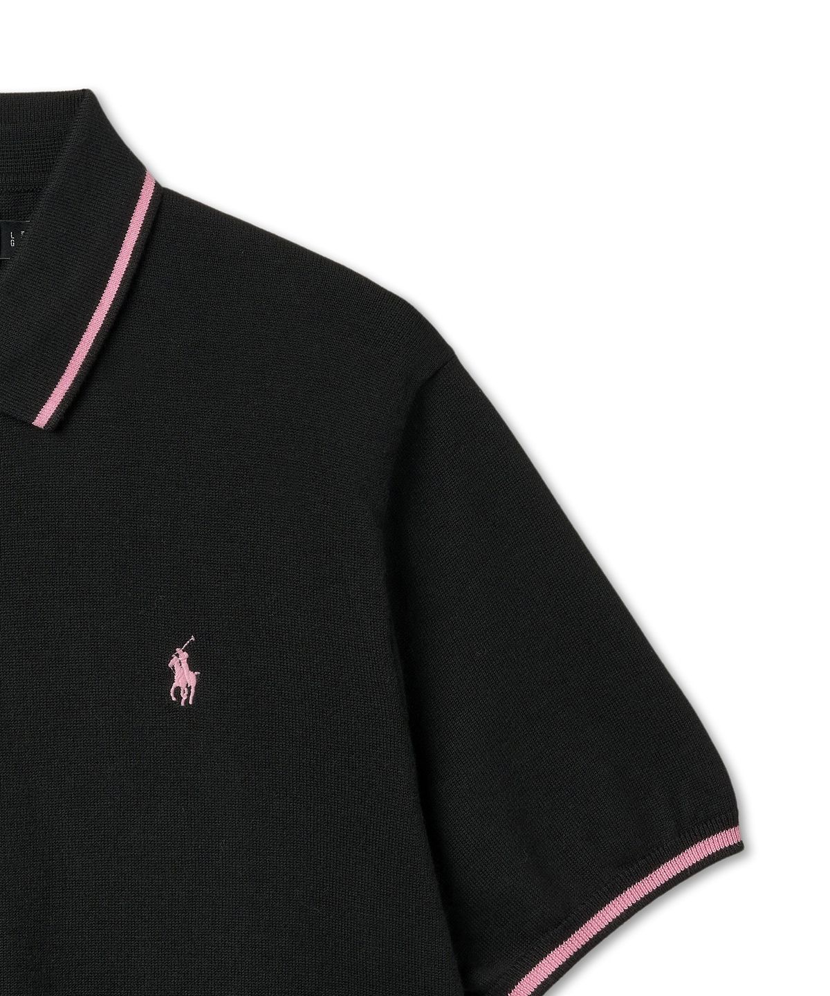 폴로 랄프 로렌 골프(POLO RALPH LAUREN GOLF) 퍼포먼스 폴로 칼라 스웨터 - 블랙