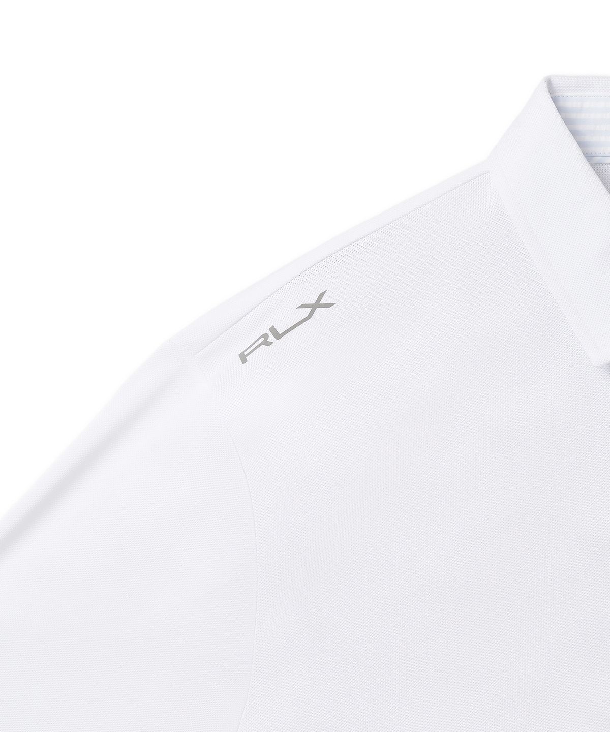 폴로 랄프 로렌 골프(POLO RALPH LAUREN GOLF) 테일러드핏 퍼포먼스 메시 폴로 셔츠 - 화이트